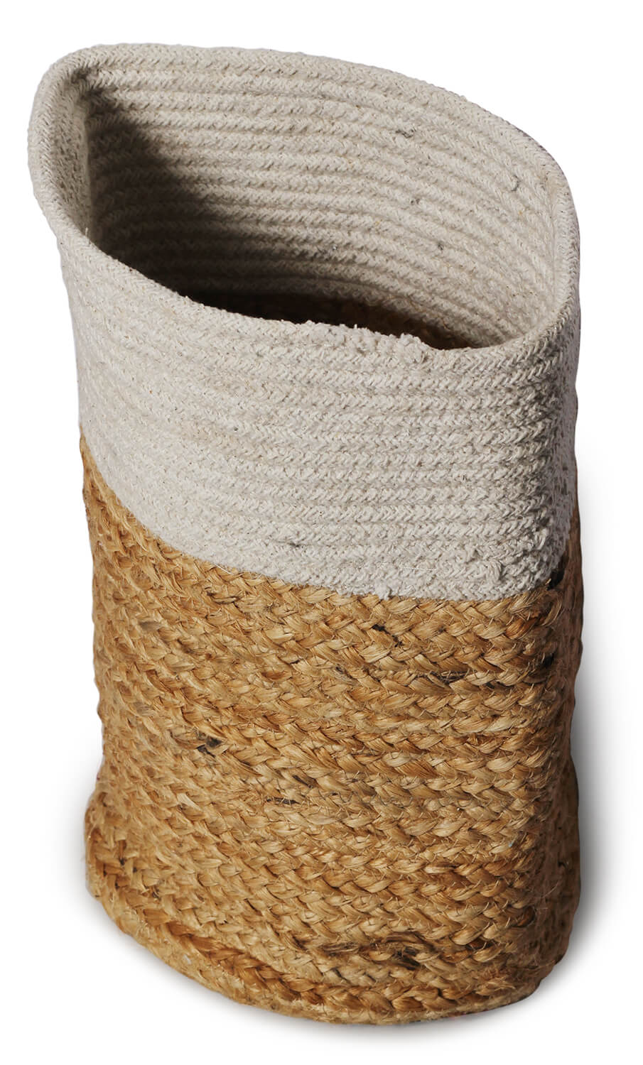 ArtistryBazaar Jute Storage Basket,  Basket Living Room, Soft Cotton Rope Basket , Toy Basket Organizer Bins, Woven Basket.
